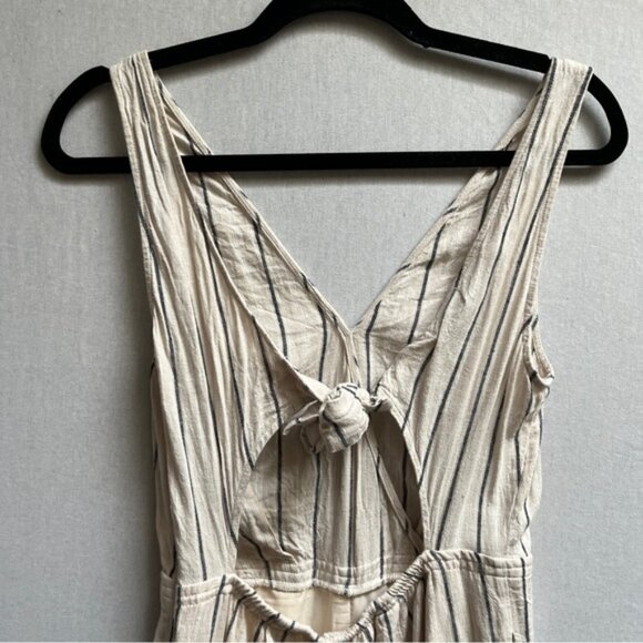 Gentle Fawn Arthur Linen tie back stripe jumpsuit Sz 2 - Picture 9 of 16